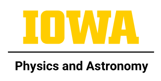 Iowa Physics & Astronomy Department Logo